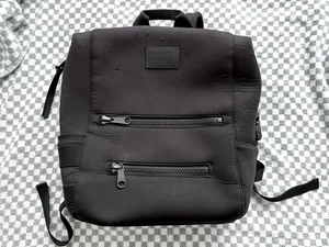 Dagne Dover Black Large INDI NEOPRENE DIAPER BACKPACK Travel Bag - Picture 1 of 7