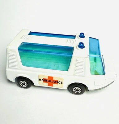 Ambulancia Matchbox Lesney Superfast #45 Stretcha Fetcha 1971 base metálica Foto 1 de 4