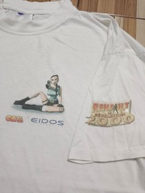 Vintage Tomb Raider The Last Revelation 2000 Video Game Promo 90s Rare Shirt XL