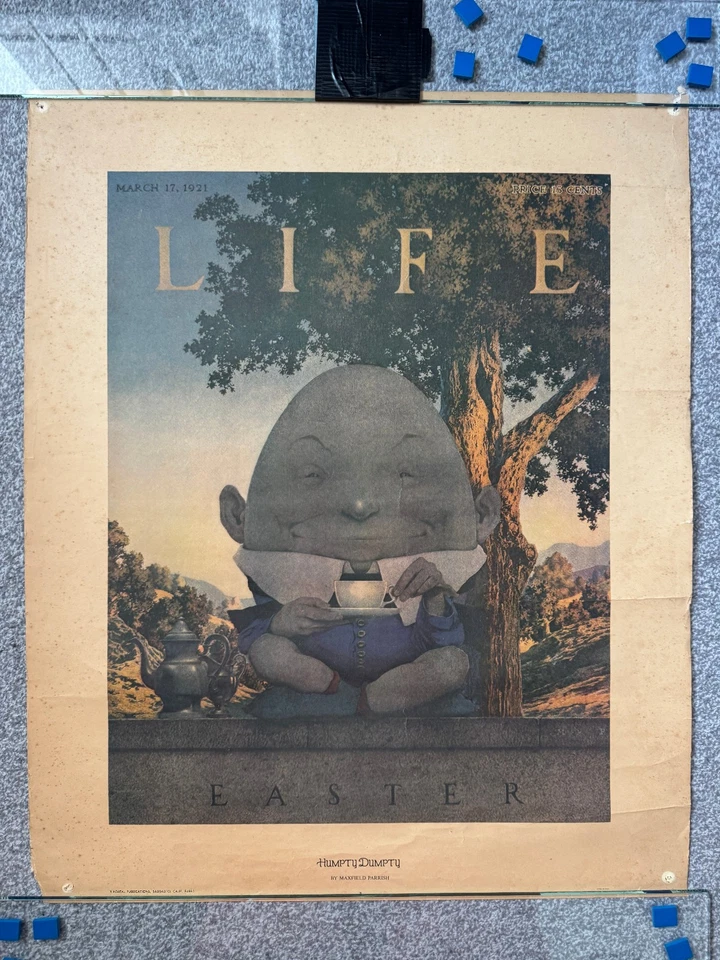Maxfield Parrish - 'Humpty Dumpty' fine art print/poster by Portal Publications - Image 1 of 4