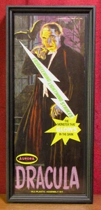 Vintage Aurora Dracula - Frightening Lightning Strikes - 1969 GLOW 454-150 {RARE} - Bild 1 von 24