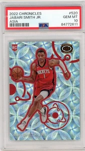 Jabari Smith Jr. 2022-23 Panini Chronicles Dynagon Rookie Asia #520 PSA 10 - Picture 1 of 2