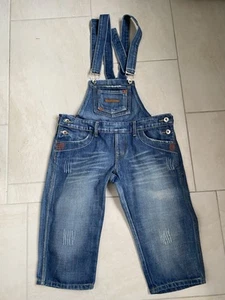 Latzhose Jeans Jeanslatzhose Capri Länge Rave Denim Festival Hip Hop 34-36 - Bild 1 von 16