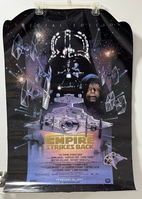 Star Wars Empire Strikes Back Special Edition 1997 Original Poster 36 x 24 in - Image 1 of 4