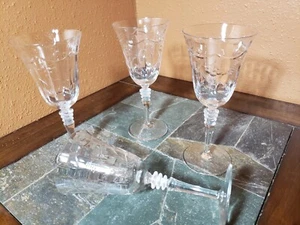 Rock Sharpe stem 2010 Water Goblets 7 3/4" Set of 4 - Picture 1 of 7