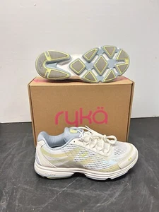 Ryka Women’s Devotion Plus 2 Walking Shoe Size 10M US White/Blue/Yellow - Picture 1 of 14