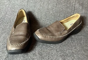 Footjoy Shoes Womens 6 Brown Taupe Loafers Comfort Cushioned Flats FJ Hotter UK - Picture 1 of 10