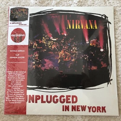 NIRVANA   MTV   " UNPLUGGED  IN NEW YORK "  LIMITED EDITION  / Opaque Purple - Image 1 of 2