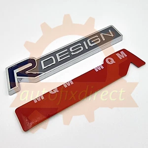 For Volvo R Design Replacement Grille Badge Sticker C30 S40 V50 S60 XC60 C70 XC - Picture 1 of 7