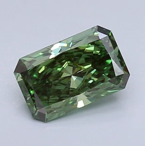 1 CT Emerald Lab Grown Diamond Ring | IGI Certified Jewelry Gift for Her - Picture 1 of 2