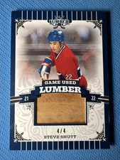 Steve Shutt 2021-22 Leaf Lumber GU LUMBER Stick #GUL-SS1 4/4 RARE!