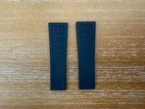 NEW BREITLING DIVER PRO III BLUE RUBBER STRAP 24-20 155S - Picture 1 of 4