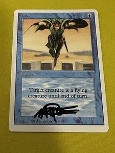 MTG Magic Jump Signed Artist Proof x1 3RD Revised 3ED Mark Poole - Picture 1 of 2