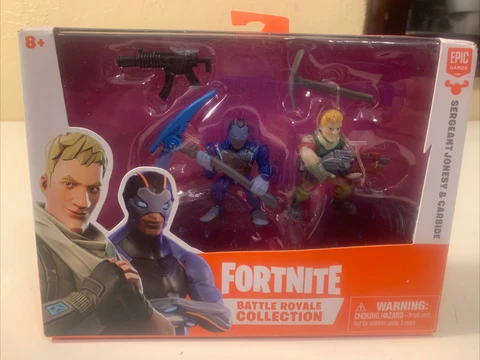 Fortnite Battle Royale Collection: Carbide & Sergeant Jonesy - 2 Pack of Action Cover