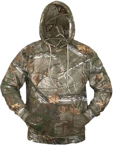 MENS STEALTH CAMO WOODLAND HOODY cotton camouflage country springwatch hoodie - Picture 1 of 5