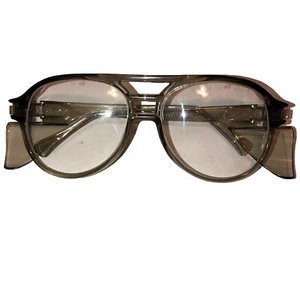 American Optical Glasses Safety AO Aerosite 5 3/4 Z87 Smoke Seitenteile geätzt - Bild 1 von 10
