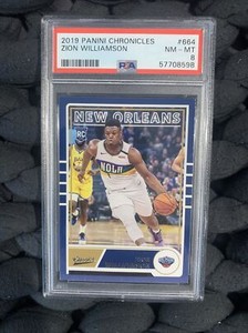 2019 Panini Chronicles Classics #664 Zion Williamson PSA 8 RC Rookie NO Pelicans