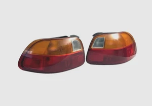 1993-1997 Honda Civic Del Sol LH Driver RH Passenger Taillights Assembly OEM - Picture 1 of 20
