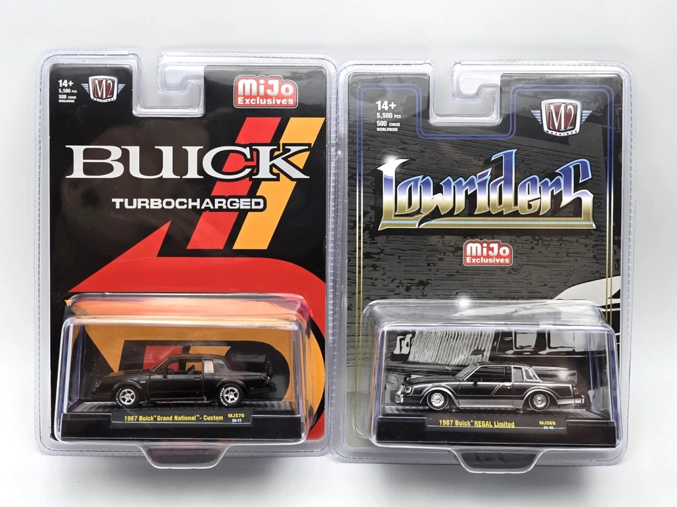 Lot of 2 M2 Machines 1987 Buick GRAND NATIONAL CUSTOM TURBO and REGAL Limited - Image 1 of 1
