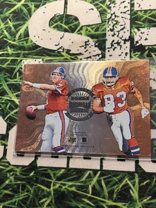 1996 Absolute Quad Series John Elway Anthony Miller Terrell Davis Shannon Sharpe
