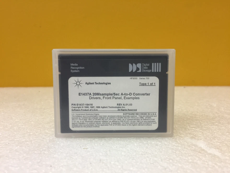 Agilent HP E1437-19416 REV: A.01.03  E1437A Drivers + Front Panel Examples. New! - Image 1 of 1