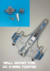 Starship Wall Mount for Star Wars Vintage Collection E-Wing Fighter Ahsoka VC341 - Picture 1 of 11