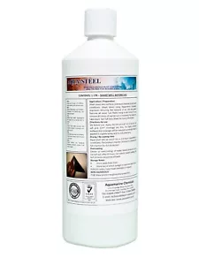 AQUASTEEL RUST CONVERTER AND PRIMER FOR BRUSH OR SPRAY 1 ltr - Picture 1 of 12