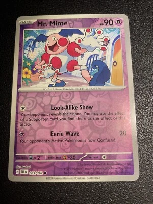 Mr. Mime 063/162 Sv05: Temporal Forces Reverse Holo - Image 1 of 2