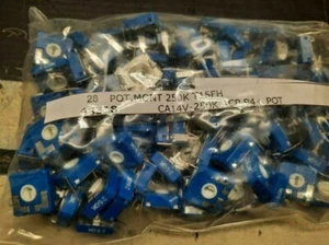 ACP 250 kOhm 15 mm 0,25 W recortadora resistencia CA14V-250K lote-10 piezas - Imagen 1 de 2