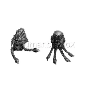 SWGH38 TETE NATTE x2 SPACE WOLVES WARHAMMER 40000 BITZ SPACE MARINE W40K HEAD - Imagen 1 de 1