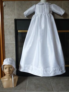 Junge Mädchen Unisex Erbstück Taufkleid Taufe Outfit Größe 0-3M 3-6M 6-12M - Bild 1 von 10