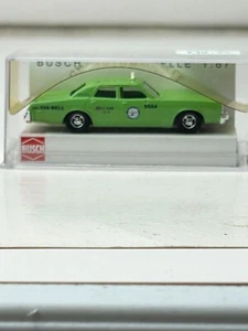 Busch 1:87 Scale 1976 Dodge Monaco with Box, LA Bell Taxi Cab - Picture 1 of 8