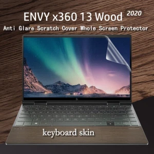 Protettore schermo intero + tastiera per legno HP ENVY x360 13-ay0115AU 13,3 pollici - Foto 1 di 9