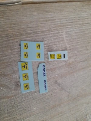 1/18 1:20 Lotus SENNA Camel Decals. 1980s,1990s Era Waterslide Replace - Image 1 of 3