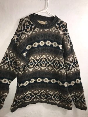 Vintage 90s Abercrombie & Fitch "THE BIG SWEATER"  Large 100% Wool Pullover - Image 1 of 4