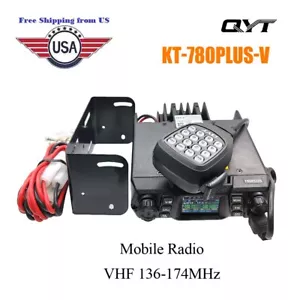 Radio móvil QYT KT-780PLUS 100W largo alcance walkie talkie VHF 136-174 MHz - Imagen 1 de 16