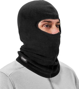 Balaclava, Winter Face Mask, Thermal Black Fleece, Ergodyne N-Ferno 6821 - Picture 1 of 12