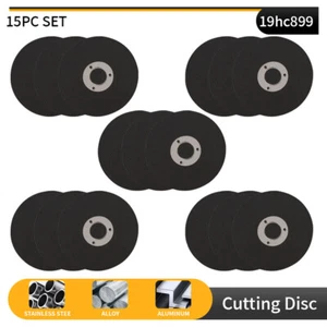 15Pc 50mm Resin Cutting Discs Metal Cut-Off Wheel Die Grinder For Rotary Tools - Picture 1 of 6