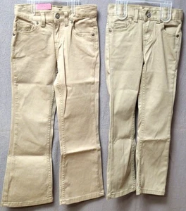 Boys Slim or Girls 4-6X SONOMA Goods for Life™ Sandy Tan Bootcut Jeans BNWT - Picture 1 of 27
