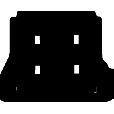 Alfombra de carga grande negra 1 pieza Lexus LX450 1996-1997 1996-1997 Foto 1 de 4