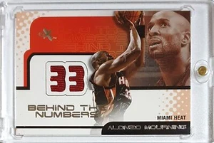 2001 Fleer eX Alonzo Mourning #PATCH Game Worn Dual Jersey - Rare - Picture 1 of 3
