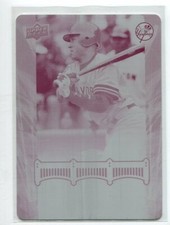2008 Upper Deck Spectrum Printing Plate Magenta Derek Jeter 1/1 New York Yankees