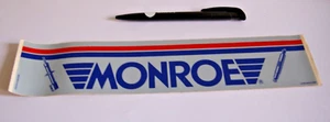 Monroe STICKER Shock Absorbers Struts Suspension Parts Vehicle 1980's Vintage - Picture 1 of 2