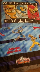 Power Rangers Ninja Storm Bed Sheet + Pillowcase Saban Ninjastorm SHIPS FAST - Picture 1 of 7