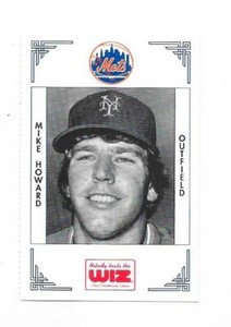 MIKE HOWARD 1991 METS THE WIZ # 189 **FREE SHIPPING**