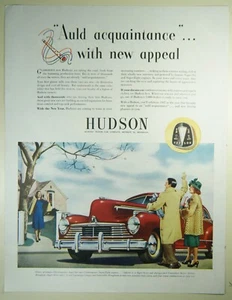Anuncio impreso de revista de página completa Hudson Commodore de colección 1948 automóvil grande - Imagen 1 de 1