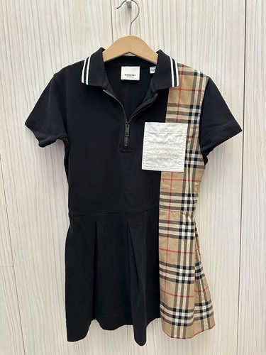 Abito polo vintage a scacchi Burberry da ragazza taglia 6Y