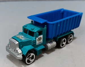 Hot Wheels Teal Peterbilt Dump Truck 1979 1:64 Scale Diecast Vehicle China - Picture 1 of 4