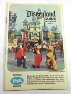 Guía Disneyland de Colección de Producciones Walt Disney otoño/invierno 1970-71 servicio INA - Imagen 1 de 7