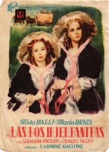 Spanisches Vintage Filmprogramm LAS DOS HUERFANITAS (88) - Bild 1 von 1